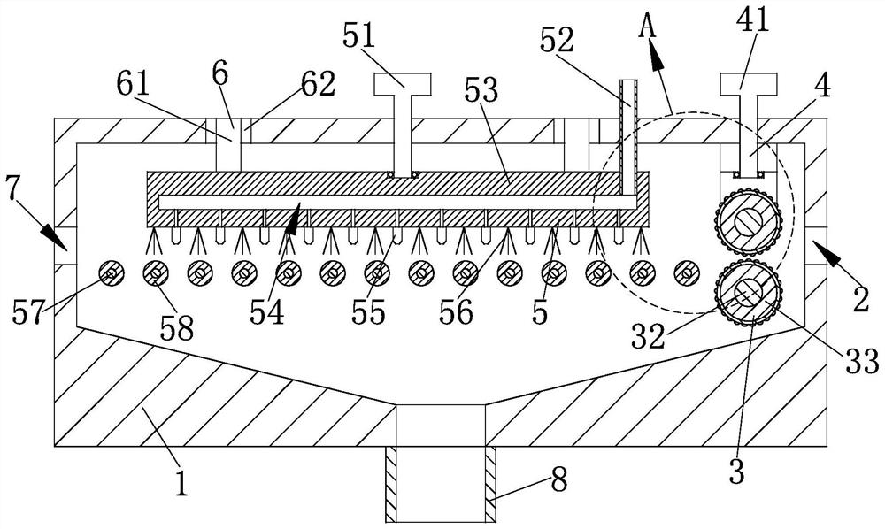 Building safety net cleaning device