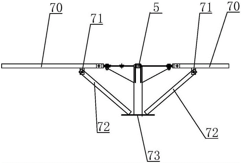 Simple single-lifting-point double-layer elevator hanging basket