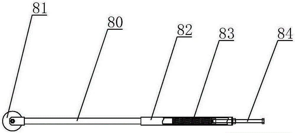 Simple single-lifting-point double-layer elevator hanging basket