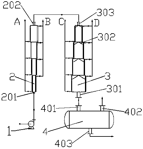 Evaporation device for heat-sensitive materials with high boiling point and high viscosity