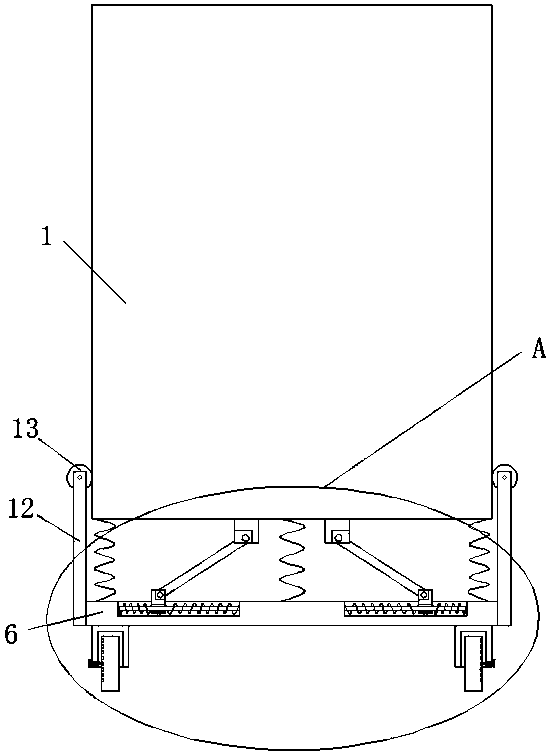 Computer case with anti-vibration structure