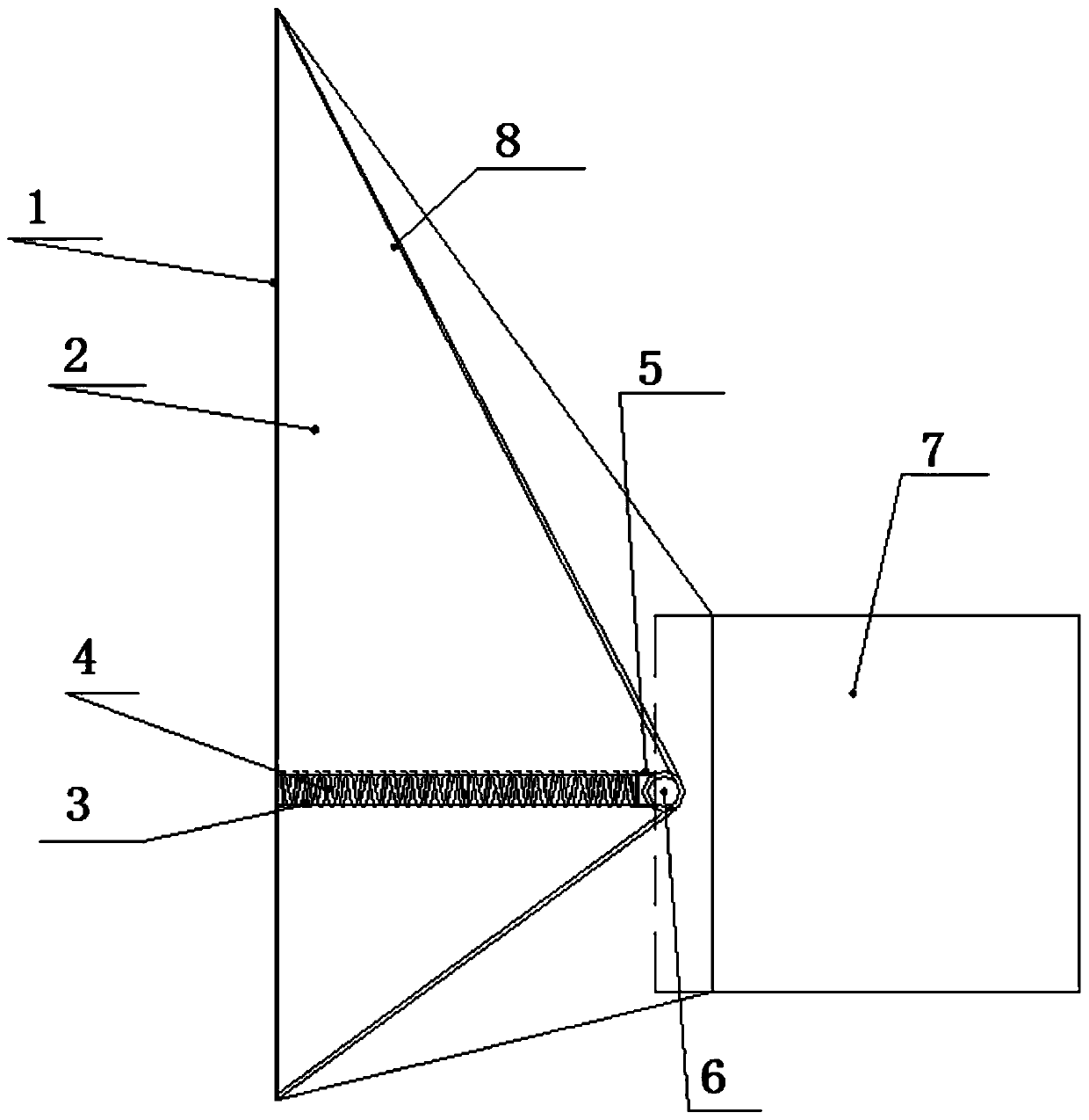 A telescopic wing deployment device based on shape memory alloy