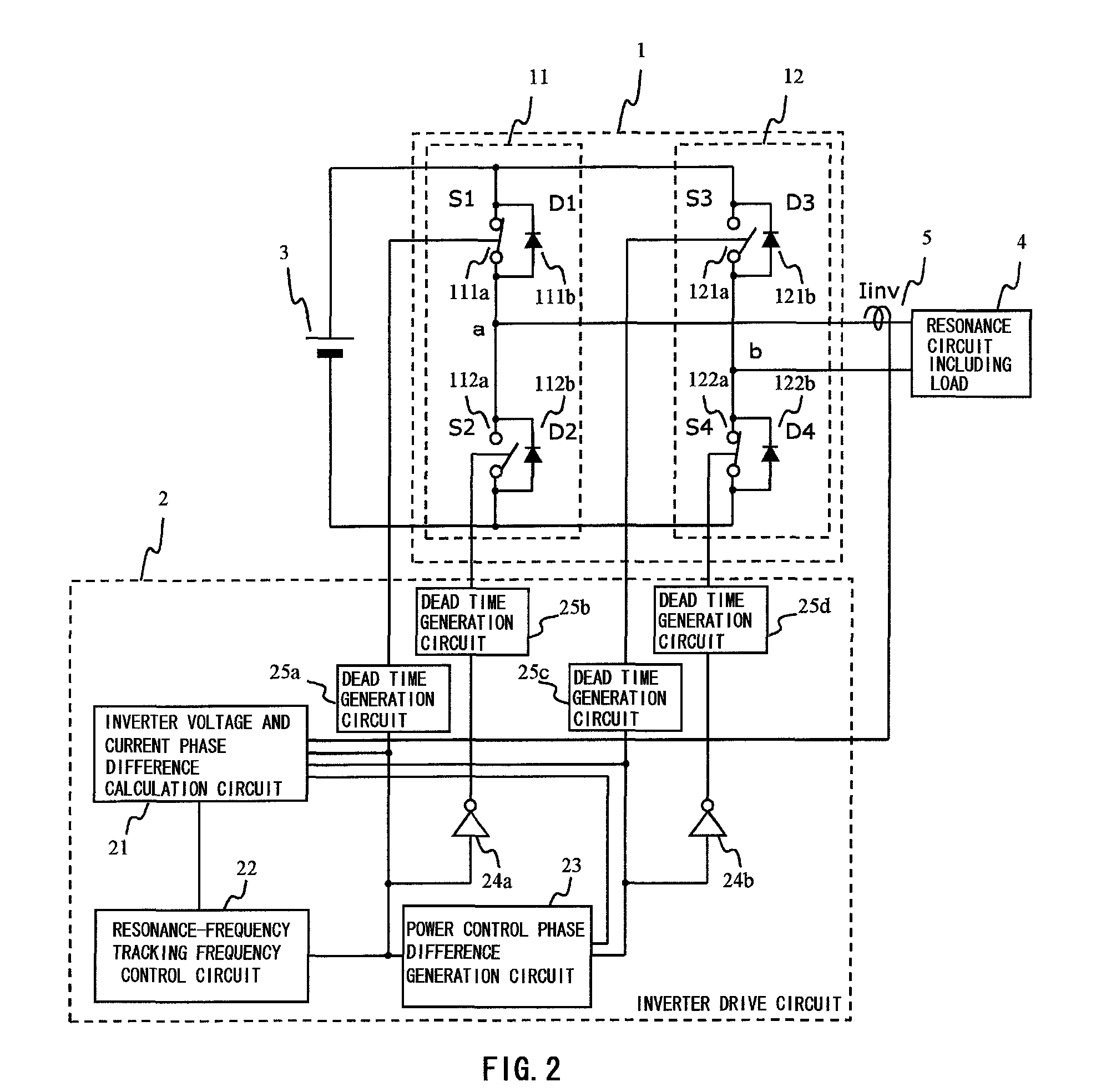 Phase shift inverter, X-ray high-voltage device using same, X-ray CT device, and X-ray imaging device