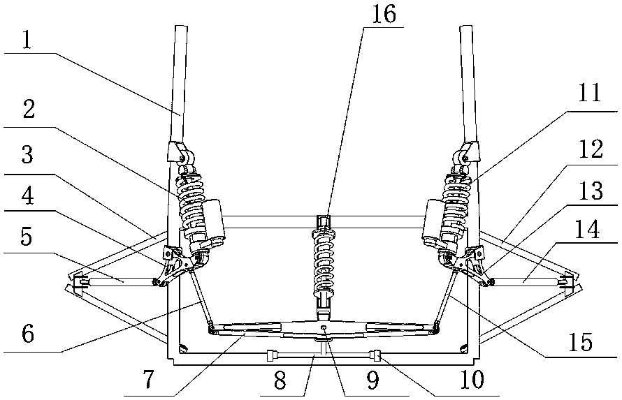 An anti-pitch vehicle suspension system