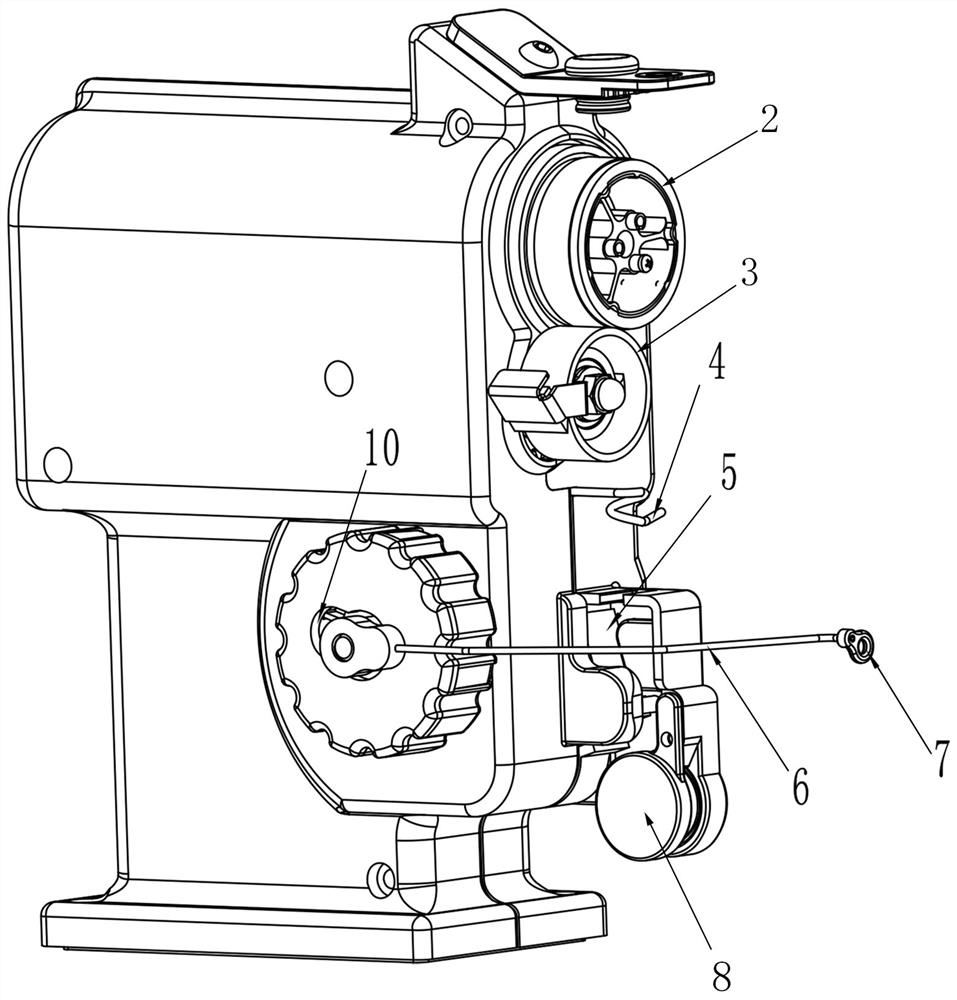 An intelligent constant tension yarn feeding method for a knitting machine