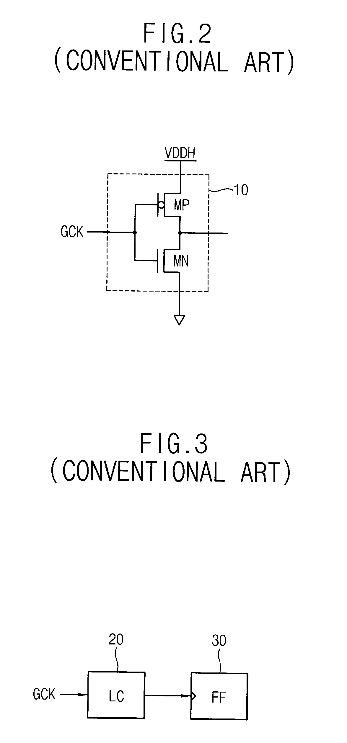 Level-converted and clock-gated latch and sequential logic circuit having the same