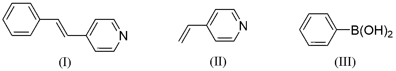 Chemical synthesis method for (E)-4-styryl pyridine