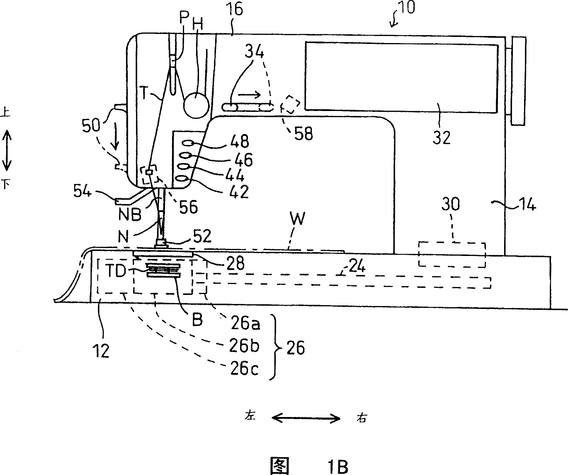 Sewing machine with improved thread cutting mechanism