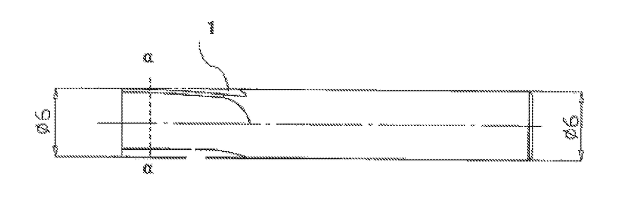 Carbon Fiber Reinforced Resin Processed Product having End Surface and Method of Manufacturing the Same