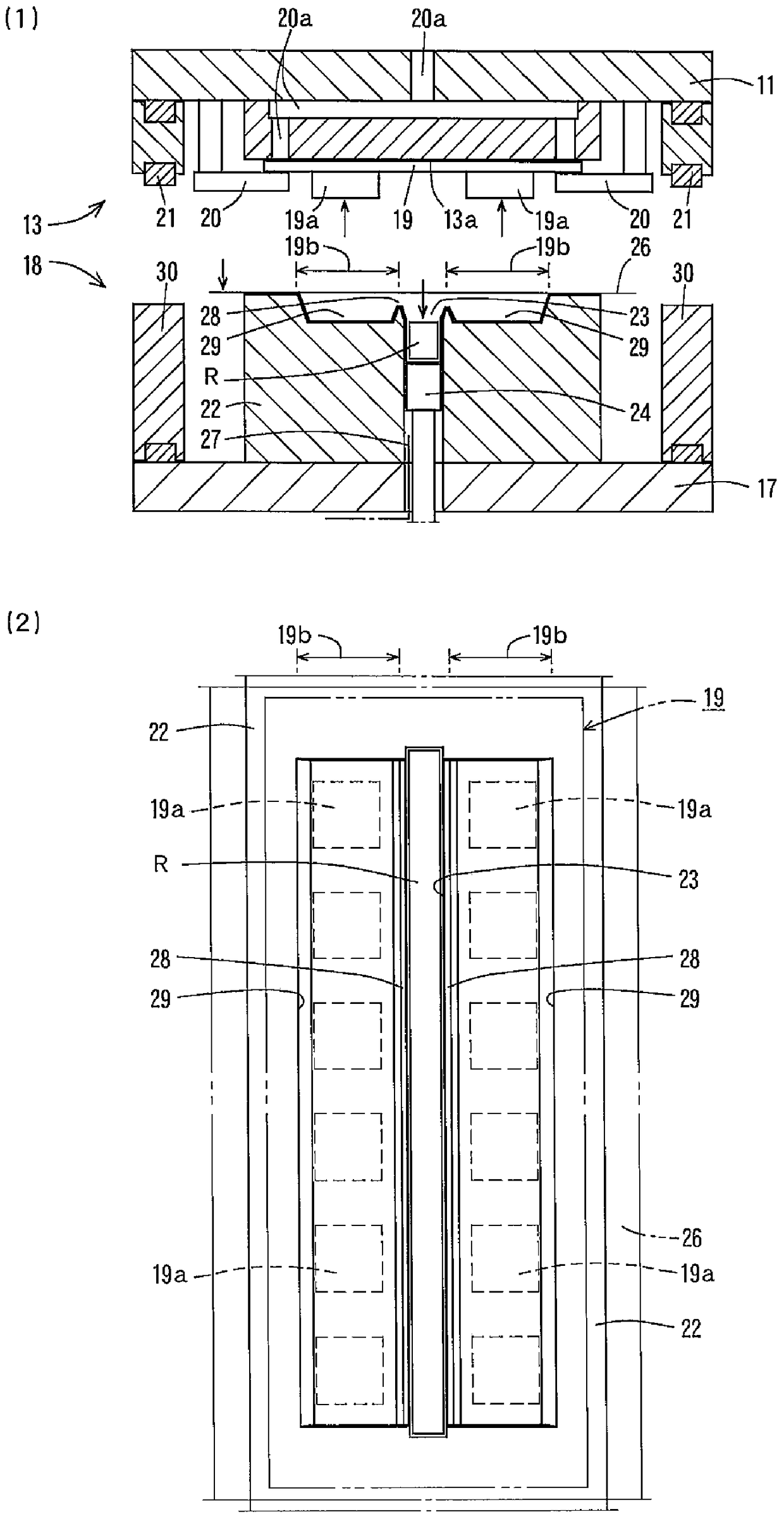 Resin encapsulation method and resin encapsulation device