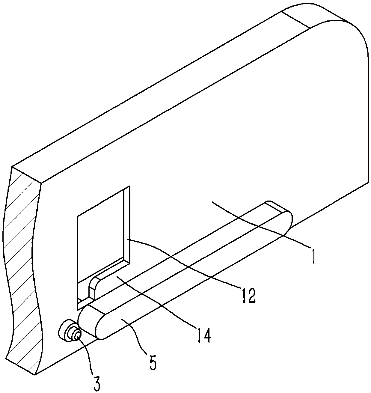 Conveying type partition screen on intelligent office desk