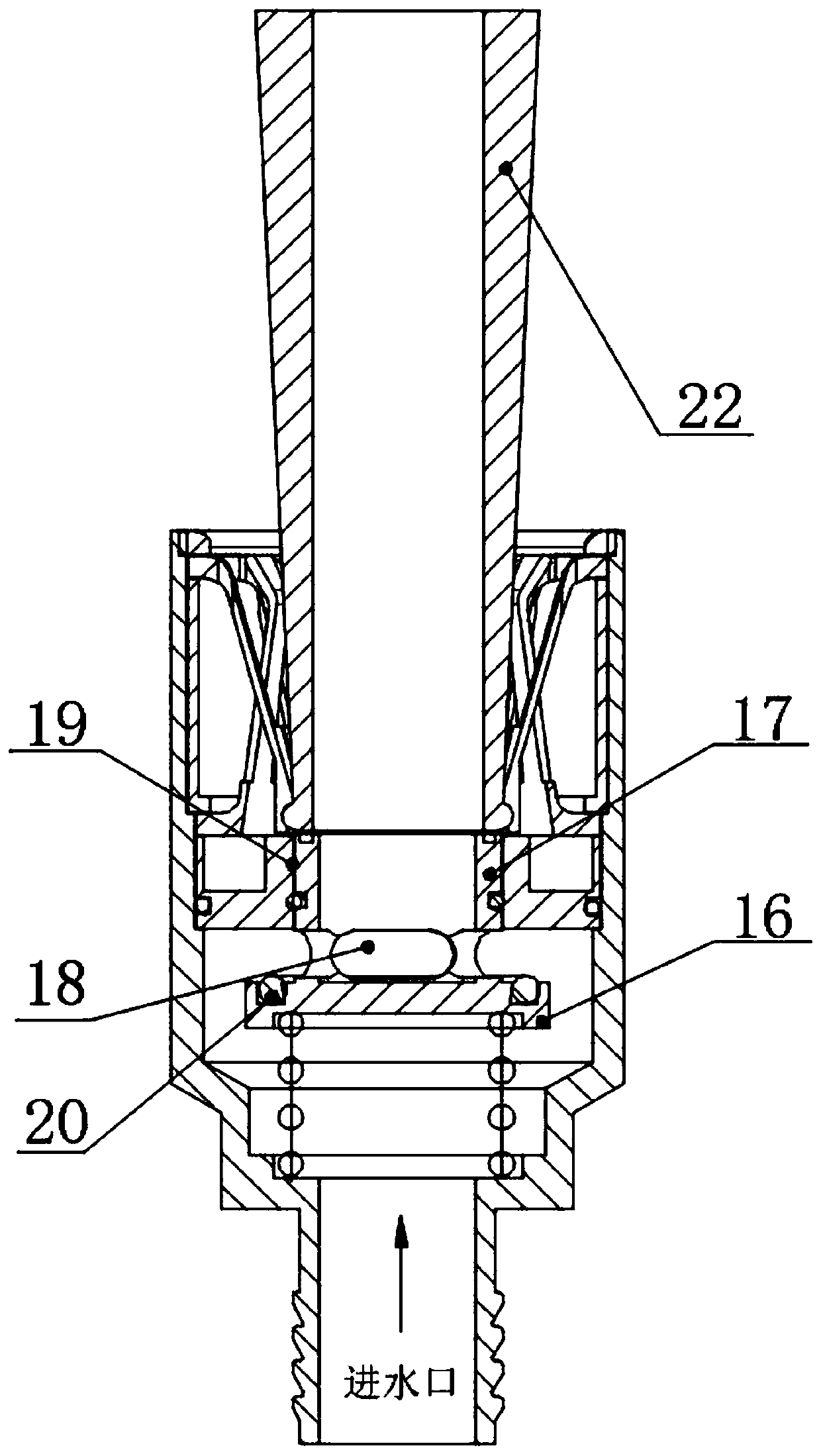 A safe water supply joint for motor vehicles and a water supply connection method