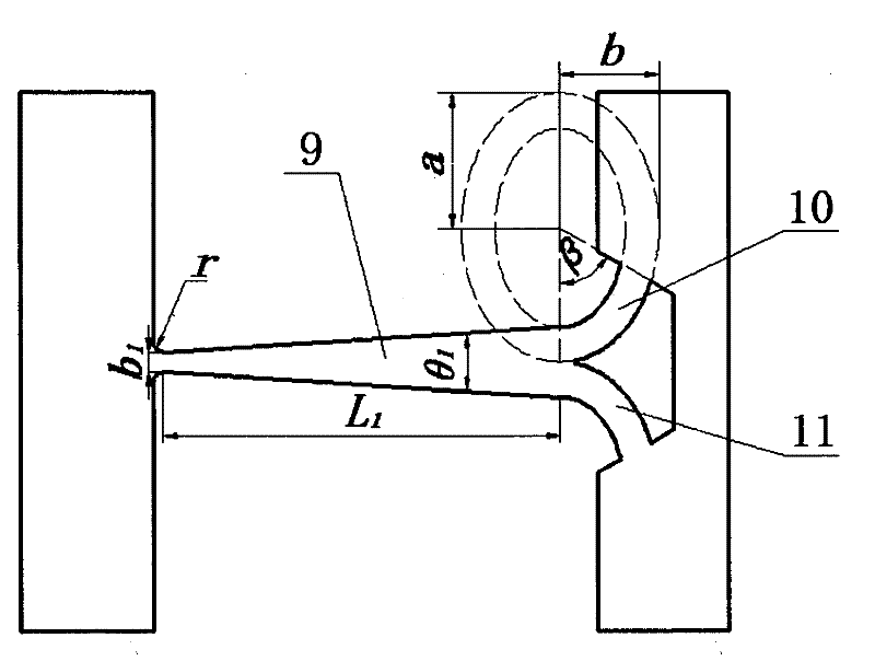 Valveless piezoelectric pump of elliptical combined pipe