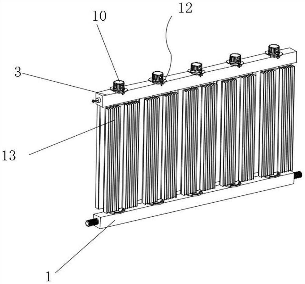 Eddy current high-heat-dissipation energy-saving polymer aluminum composite radiator