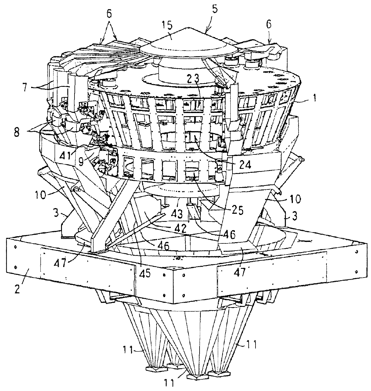 Combination scale with shielding tool