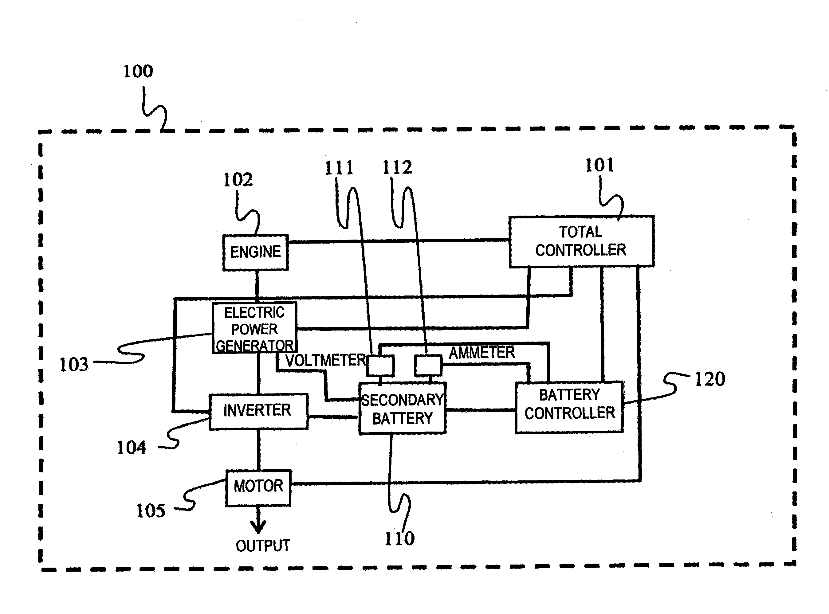 Secondary battery system including an arrangement to determine a temporary increase in direct current resistance of the secondary battery