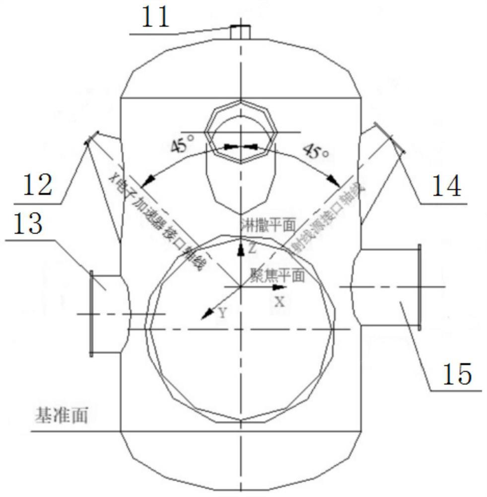 Positive electricity environment simulation device for realizing lunar surface high potential by using X-ray irradiation