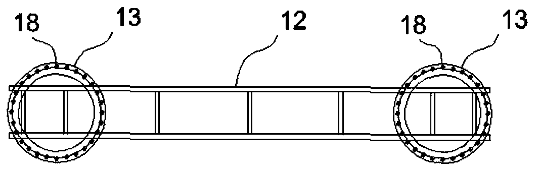 Capping beam mounting method for mutual constraint of adjacent pier columns in prefabricated bridge