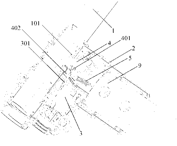 Grass cutter capable of protecting operation and safety switch mechanism thereof
