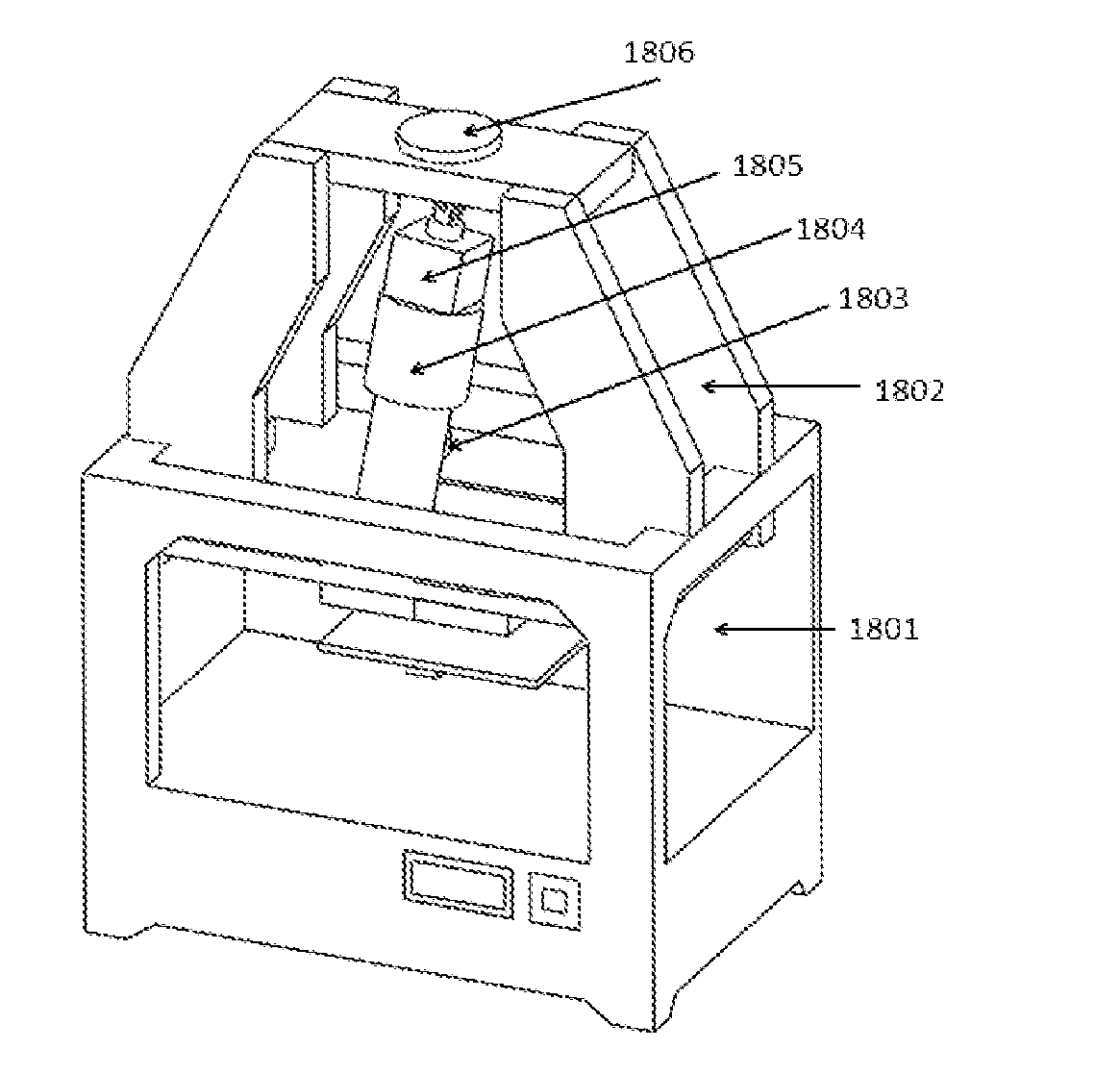 Device and Method to Additively Fabricate Structures Containing Embedded Electronics or Sensors
