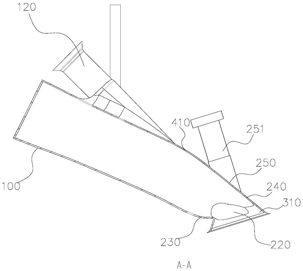 Gasoline engine air inlet channel