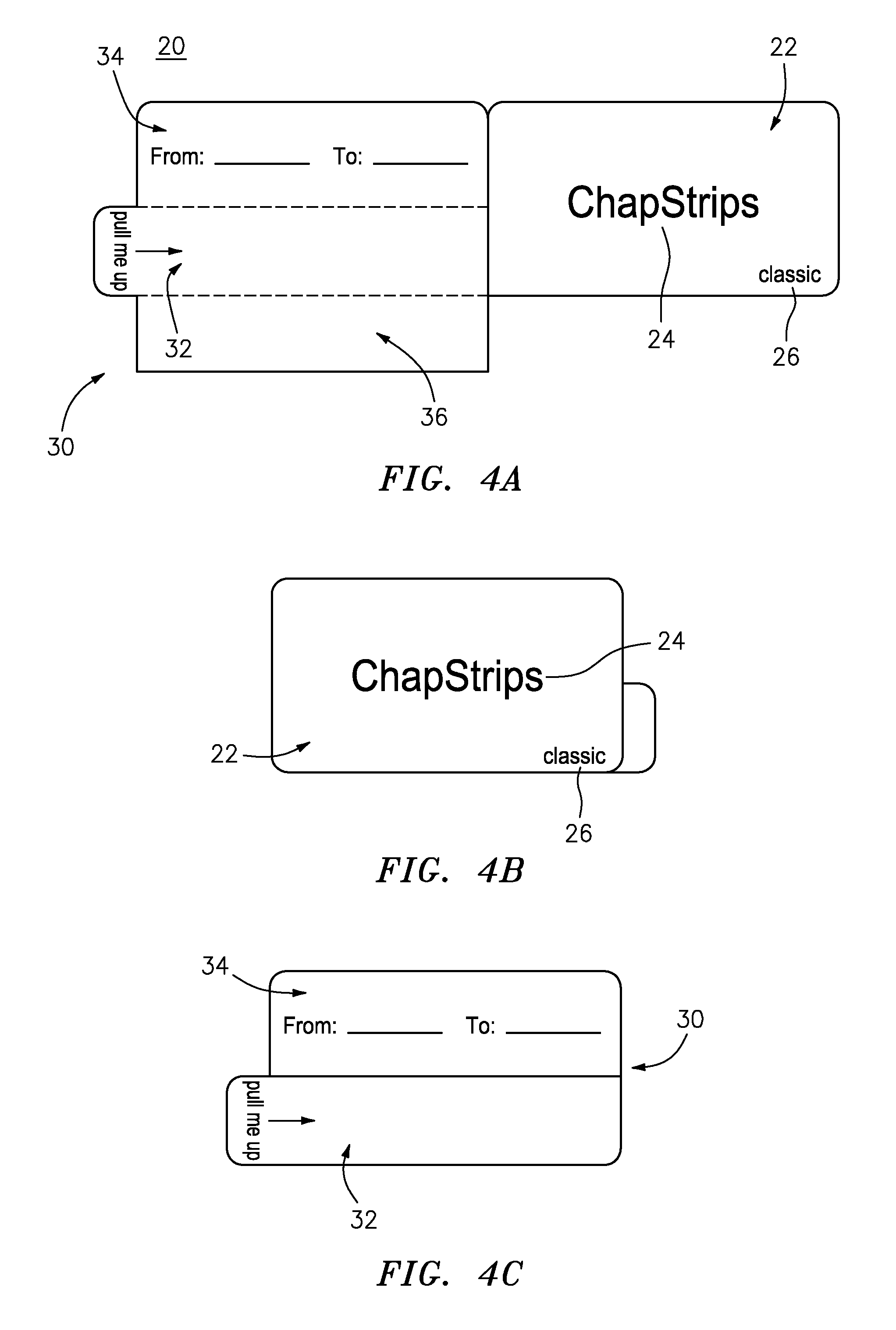 Lip balm applicator strip and method of use