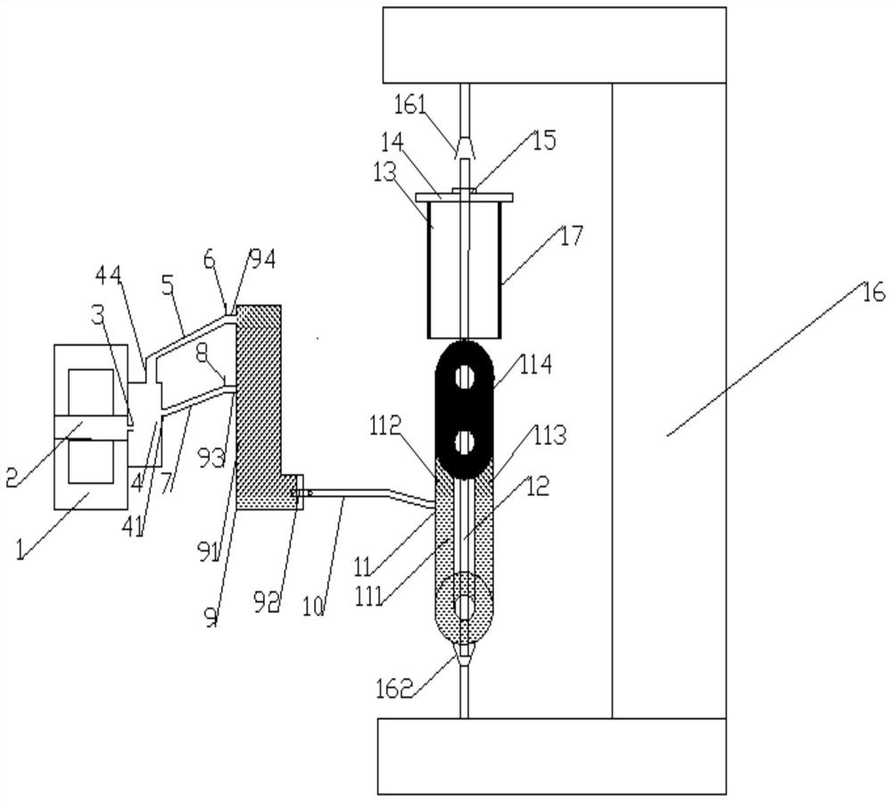 Device for testing mechanical properties of an anchor body under impact load and its application method