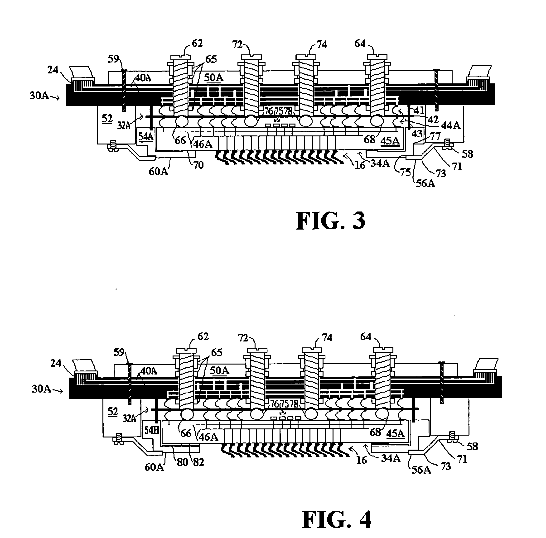 Probe card configuration for low mechanical flexural strength electrical routing substrates