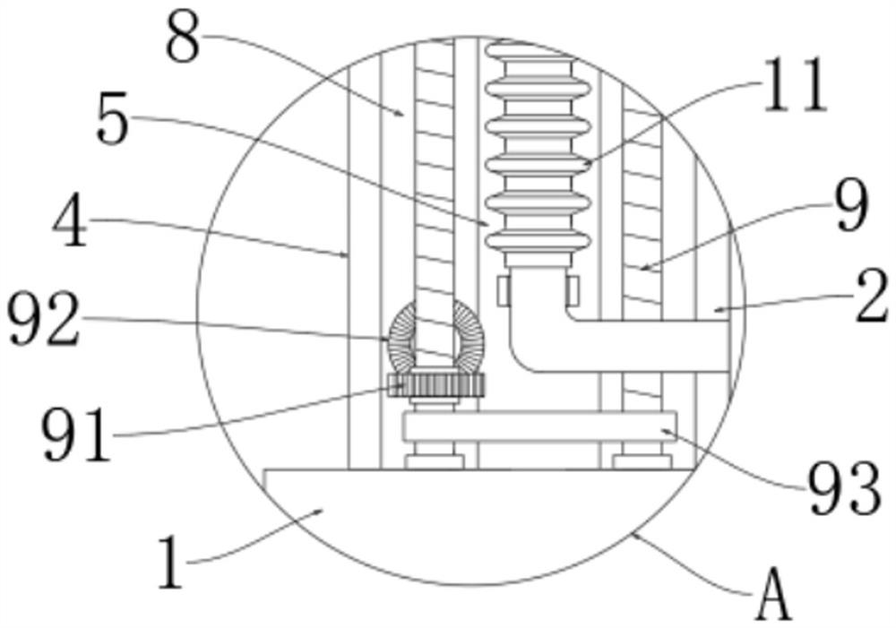 Micro-spraying humidifying device for planting edible mushroom