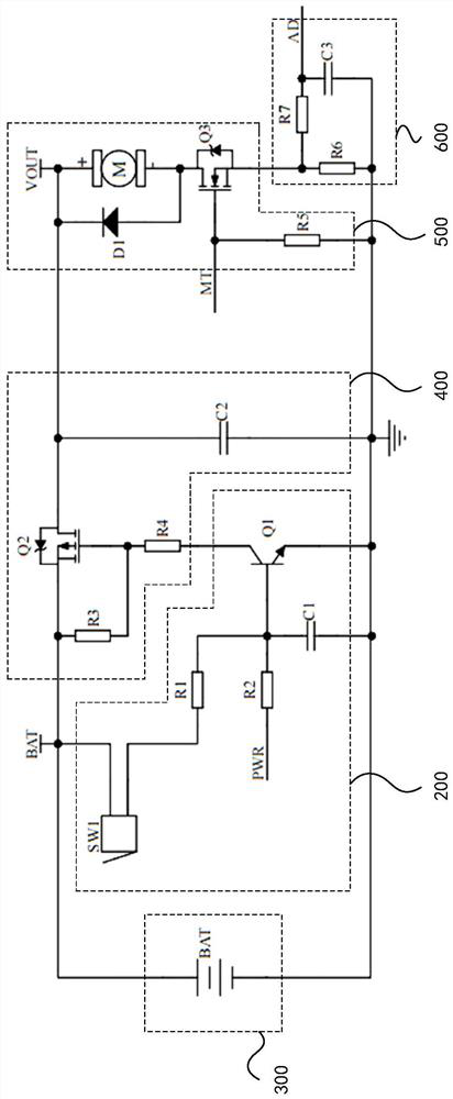 Control circuit and electric shaver