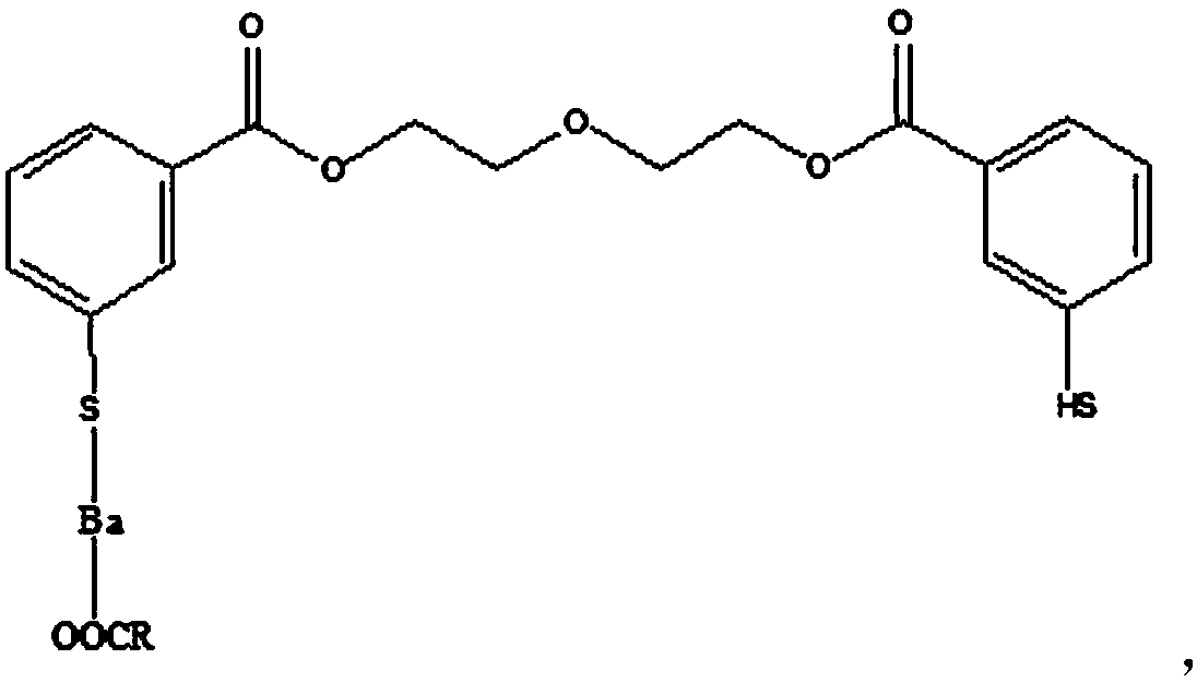 A kind of aromatic barium mercapto salt, composition and its application as stabilizer in PVC