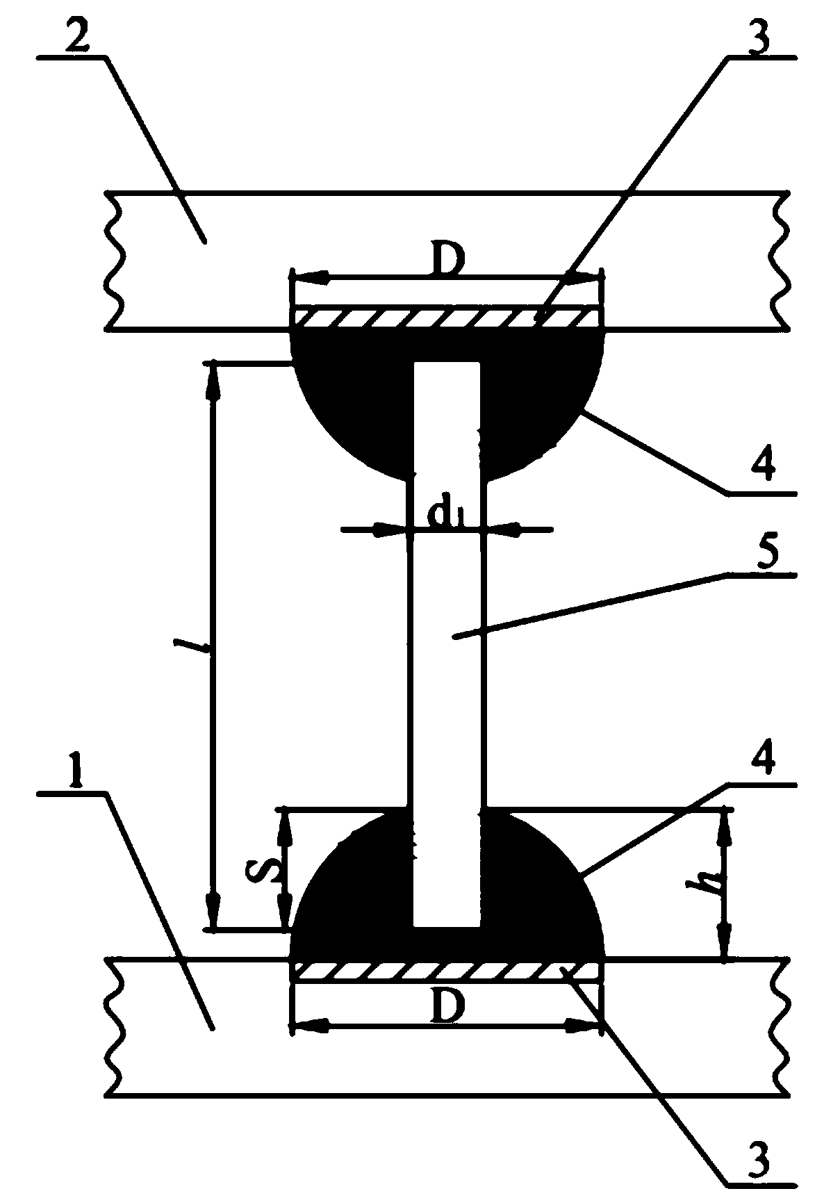 Ultrasound-assisted column implanting method for CuCGA (Ceramic Copper Column Grid Array) device packaging