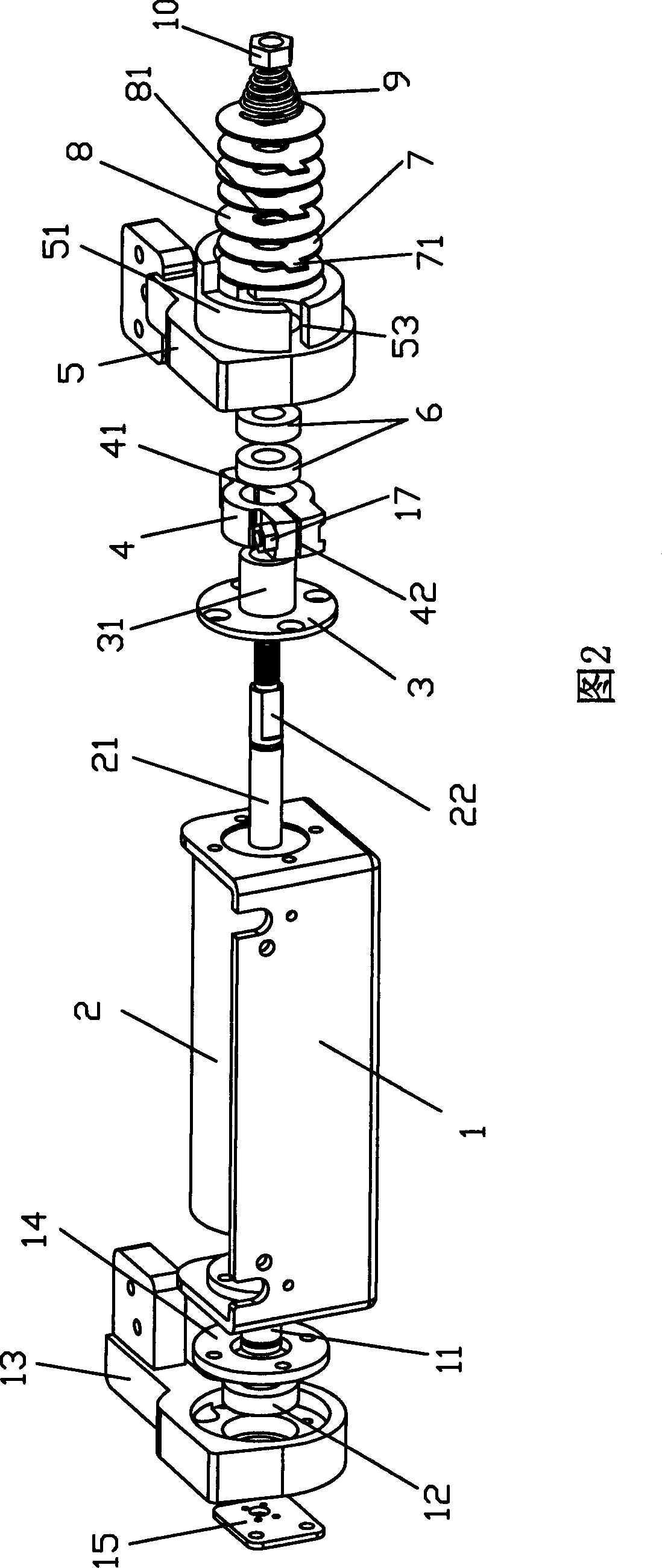 Electric turnover mechanism for vehicle-mounted liquid crystal television