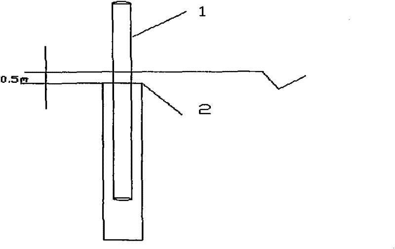 Composite reinforcing method for combining soft foundation light well point pipe with plastic drainage plate