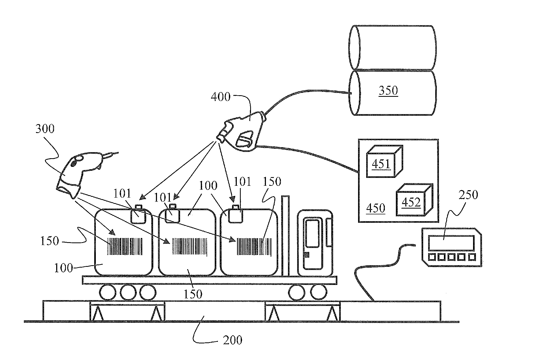 Method and system for filling thermally insulated containers with liquid carbon dioxide