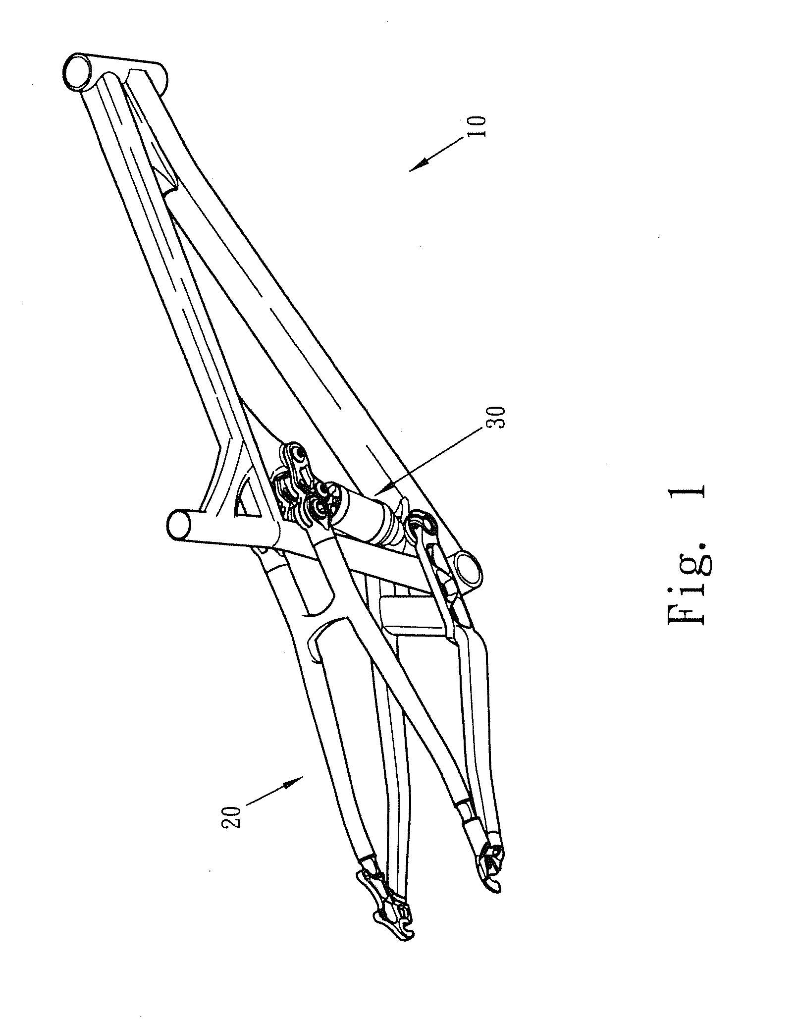 Bicycle rear suspension system