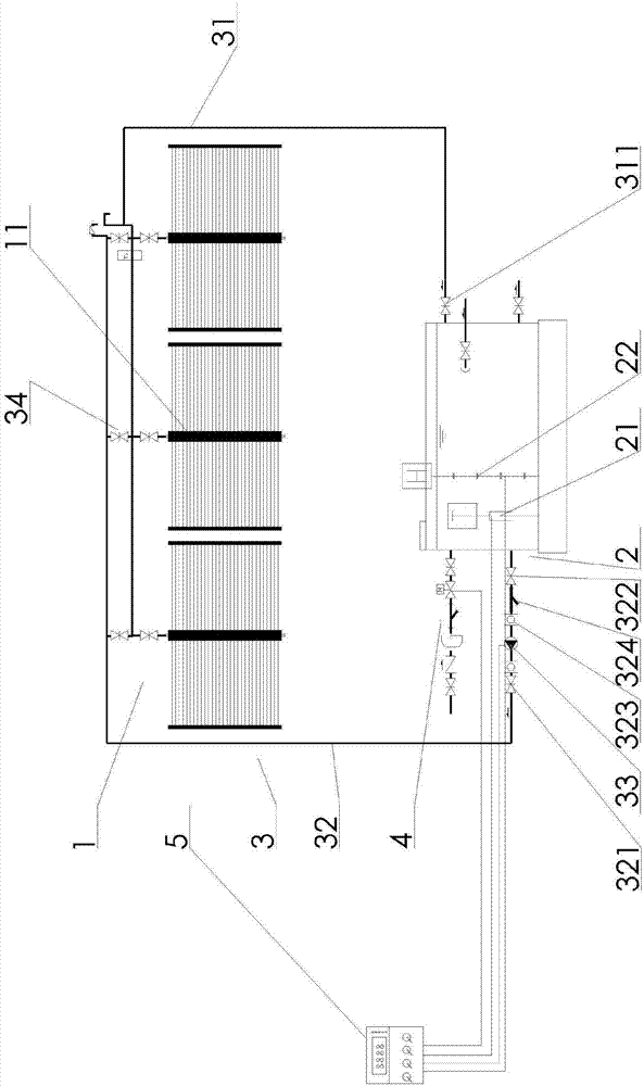 A solar heat collection system