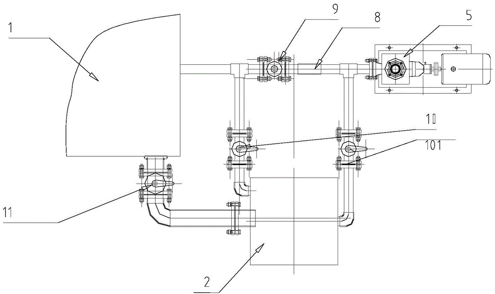 A method for water quality filtration of spray water tank for odor treatment