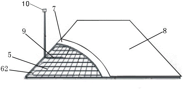 Road body construction method with cold preventing function