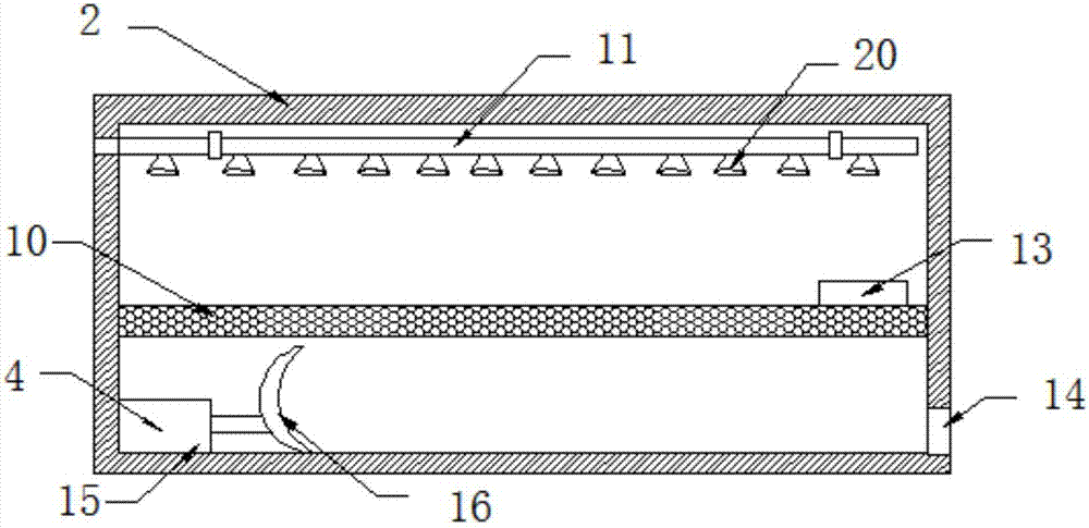 Gravel sand-washing device capable of conducting automatic cleaning