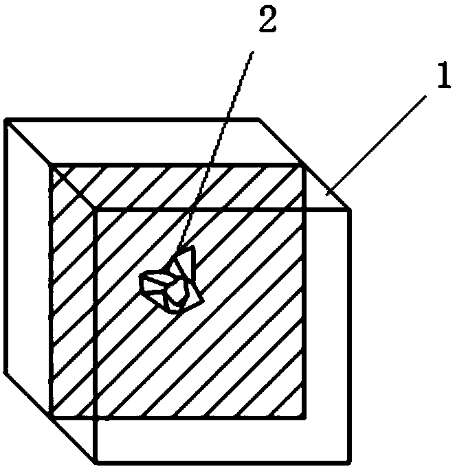 Suspending filter material having trace element self-release function