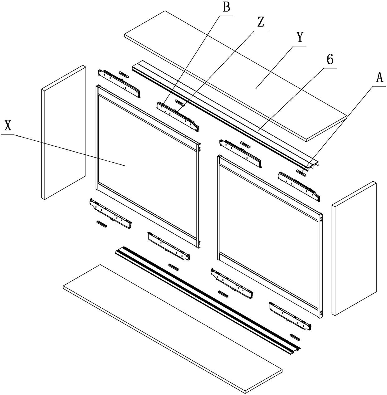 A pre-positioning mechanism for a furniture toggle device