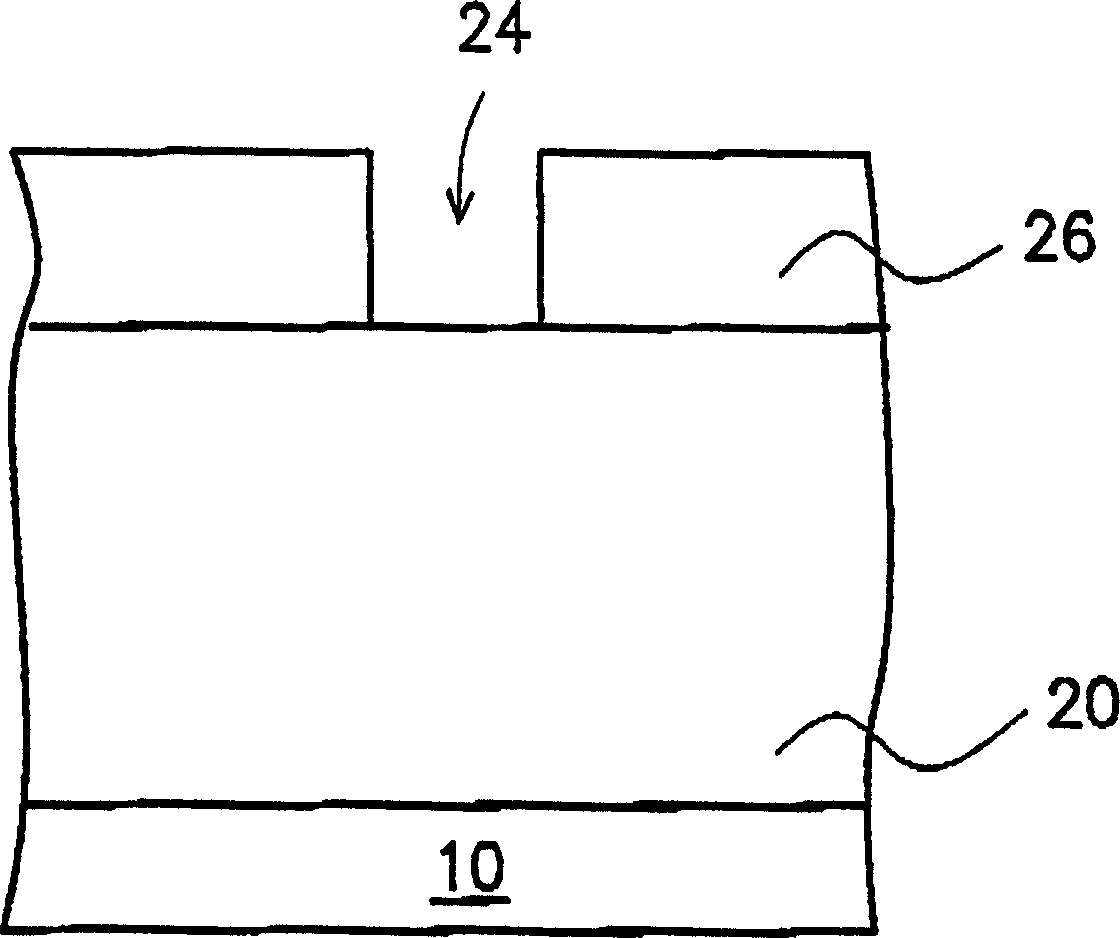 Ion implantation method for generating window on dielectric layer