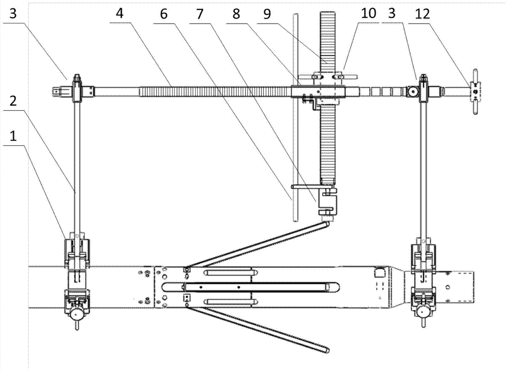 Universal measuring device for pusher of well logging instrument
