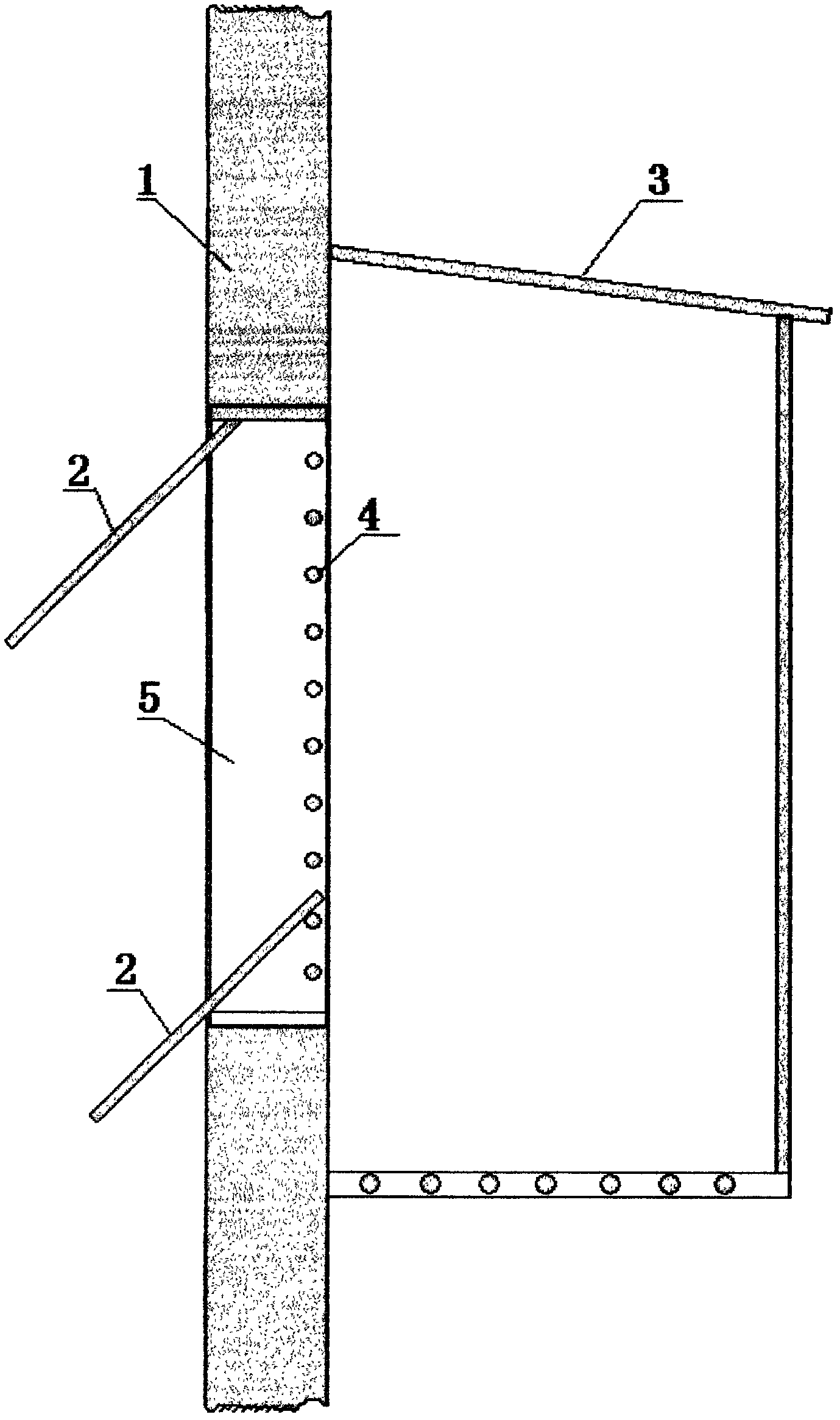 Method and device for efficient ventilation of lower part of compound fertilizer granulating tower