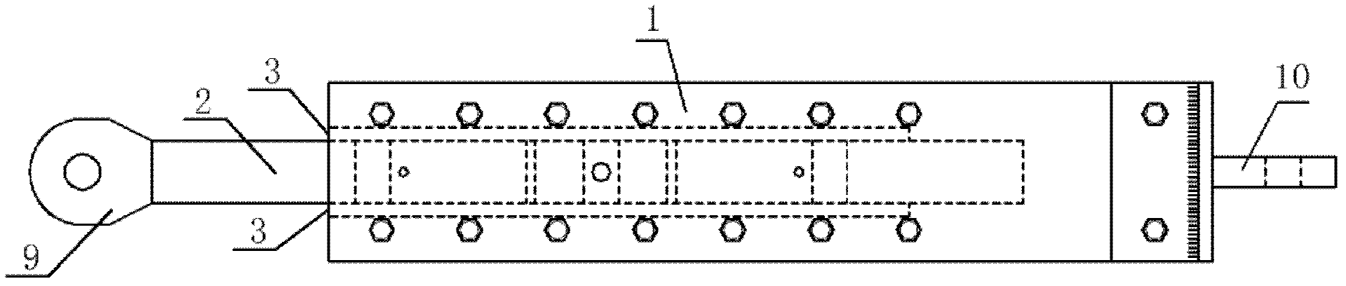 Long-stroke plate-type lead shearing damper