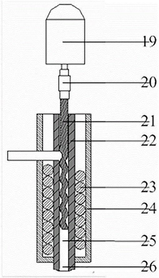 3D printing dispensing extruding device capable of realizing online alloying