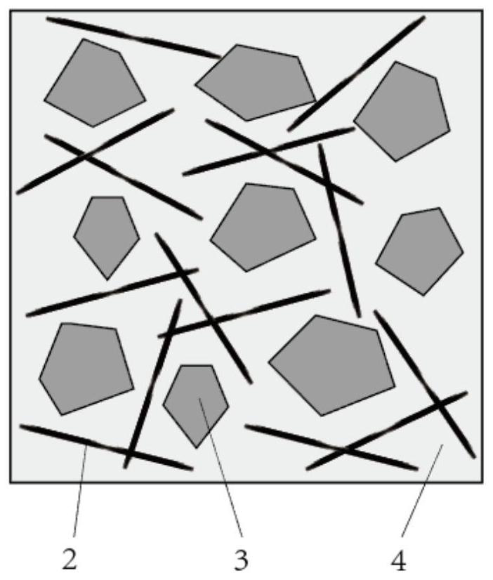 Spiral basalt micro-rib and preparation method thereof