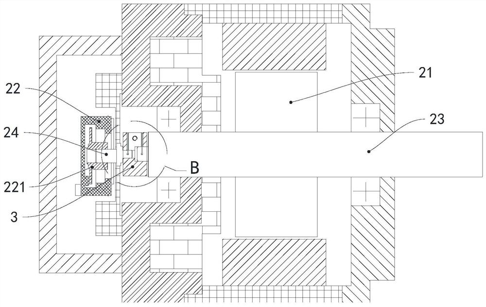 Coupling sleeve assembly, double-shaft type servo motor and automatic equipment