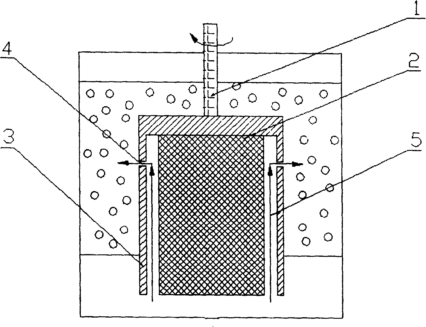 An even low-shearing self-absorbing emulsion droplet preparation device